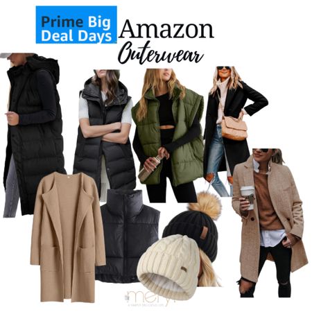 Amazon Prime big Deal Days 
Long Quilted Puffer vest Cropped Puffer Vest Wool Trench Pea Coat Blazer Knit Hat

#LTKSeasonal #LTKfindsunder100 #LTKxPrime