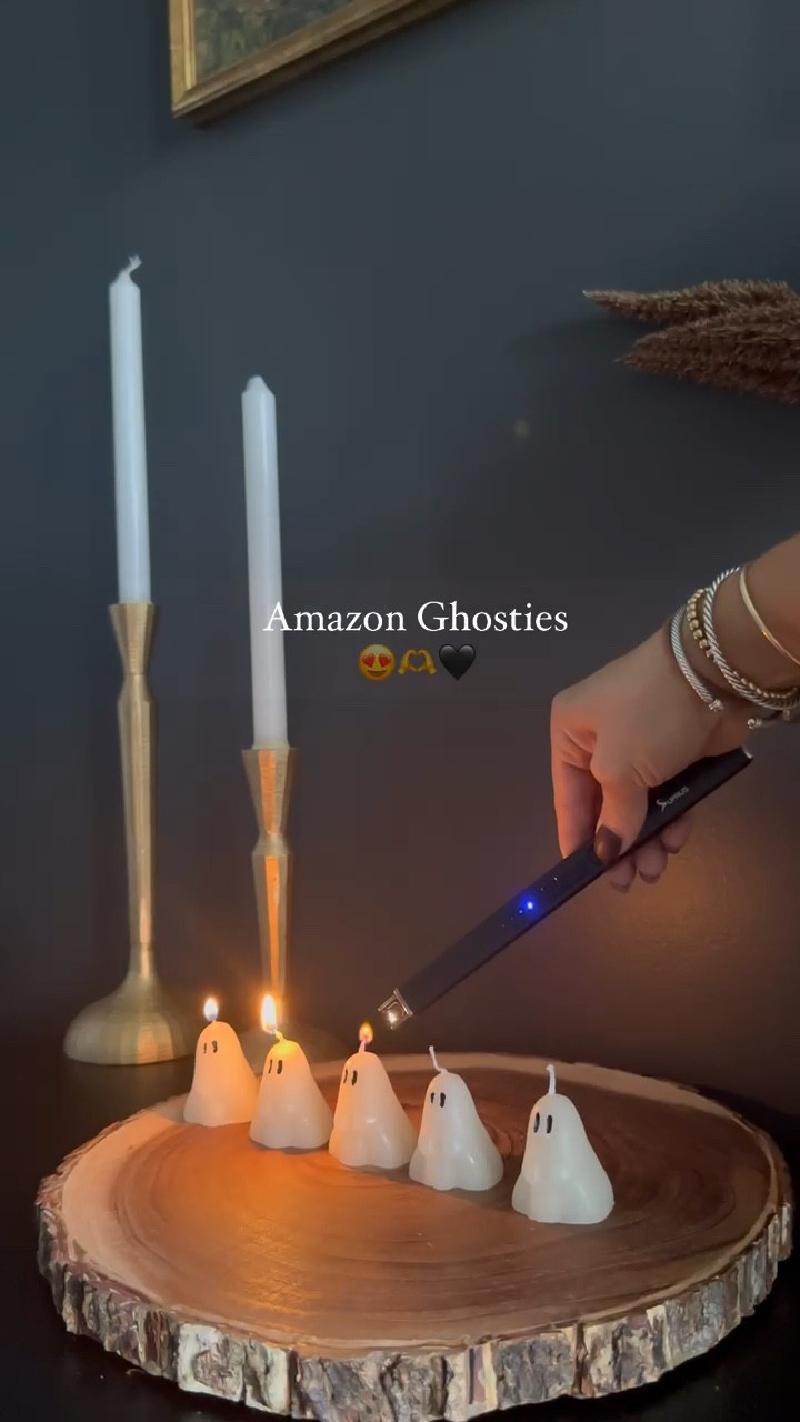 I’m obsessed with these Amazon little ghost candles 

Fall decor 
Home decor 
Amazon decor 
Amazon find 

#LTKSeasonal #LTKStyleTip #LTKHome
