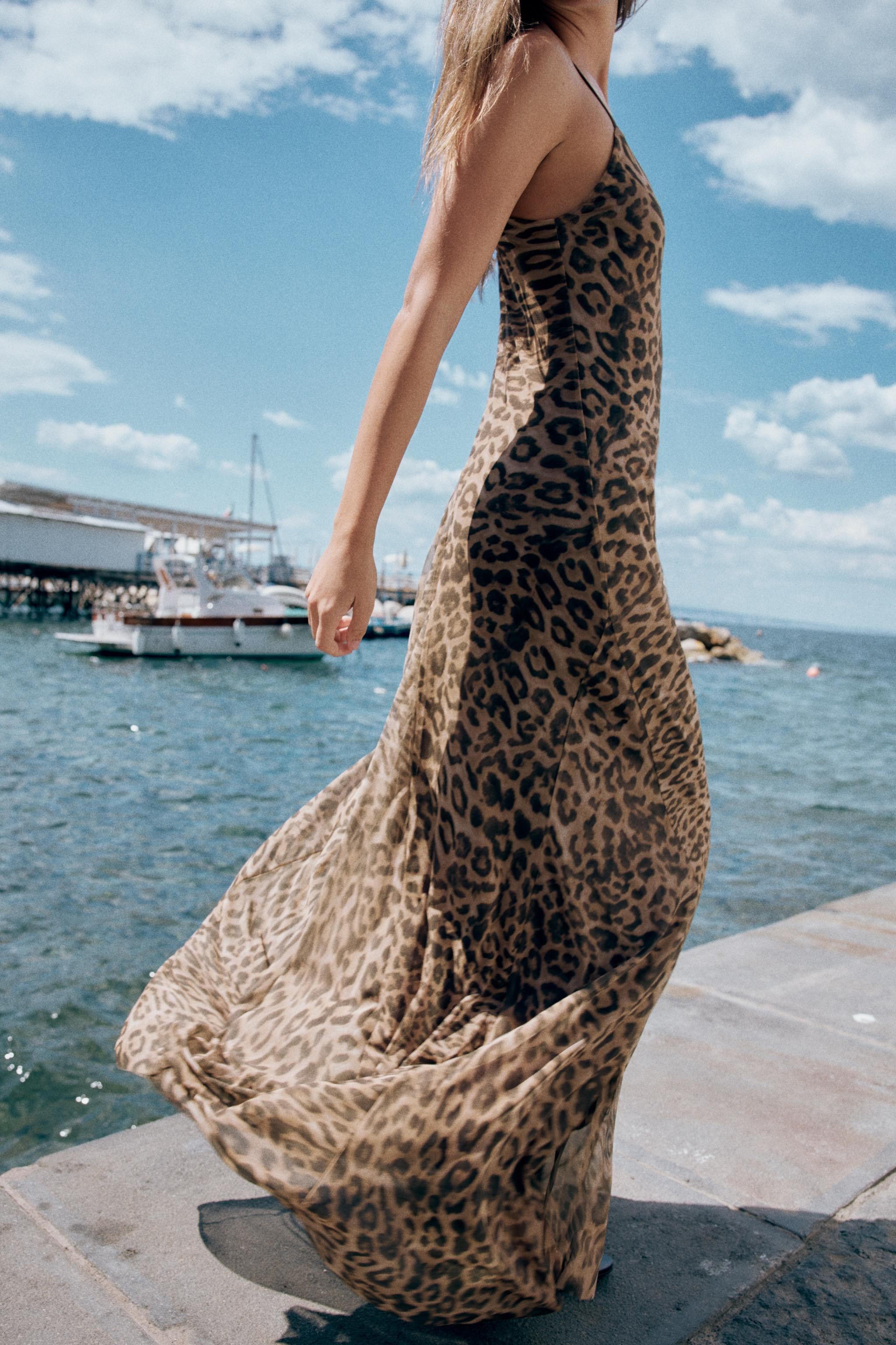 ANIMAL PRINT TULLE DRESS | Zara UK