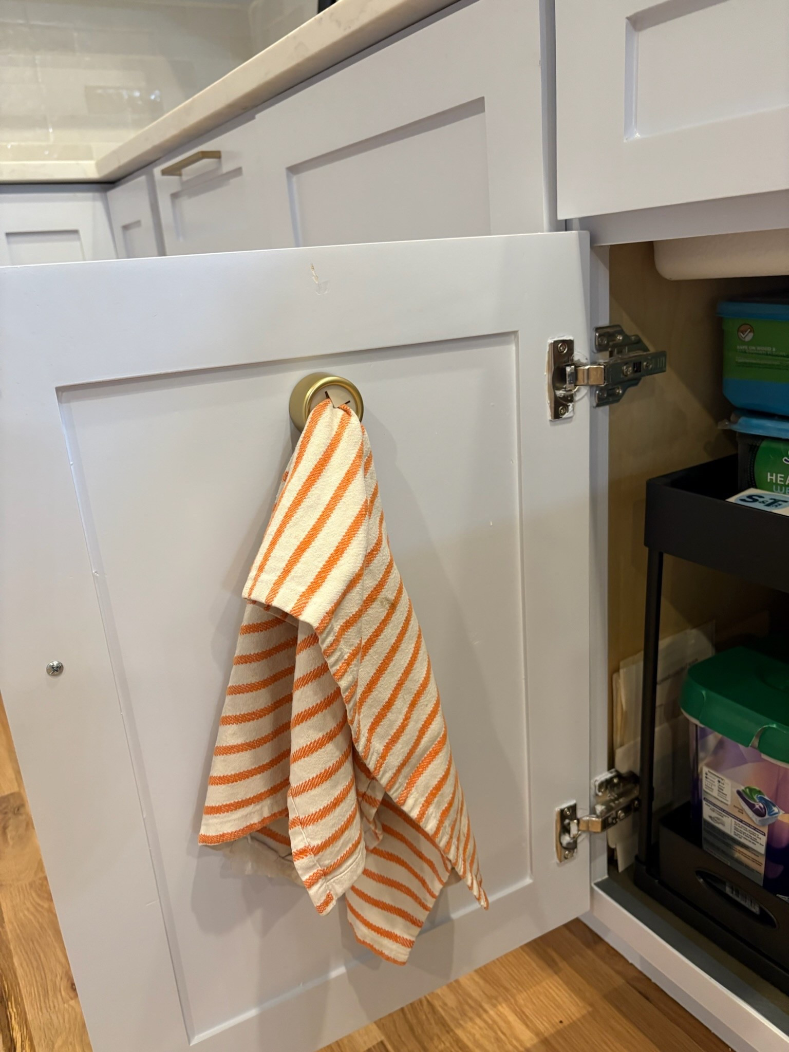 One of my favorite kitchen finds! These suction cup towel holders stick right to the inside of your kitchen cabinets, making it easy to hide your kitchen towels!

Kitchen finds, Amazon finds, Amazon home essentials, Kitchen towel holder, Amazon home finds, Home essentials 

#LTKFamily #LTKFindsUnder50 #LTKHome