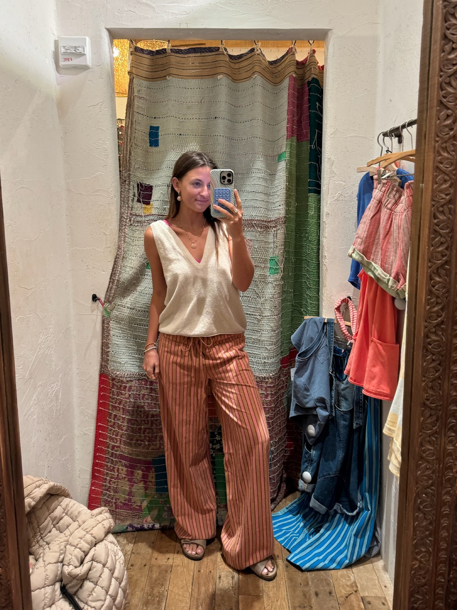 free people try-on haul!! LOVE this tank as a cute basic staple and the pink in these pants make the color so fun💕

spring outfit, linen pants, knit top, tank top, vacation outfits 

#LTKfindsunder100 #LTKstyletip #LTKSeasonal