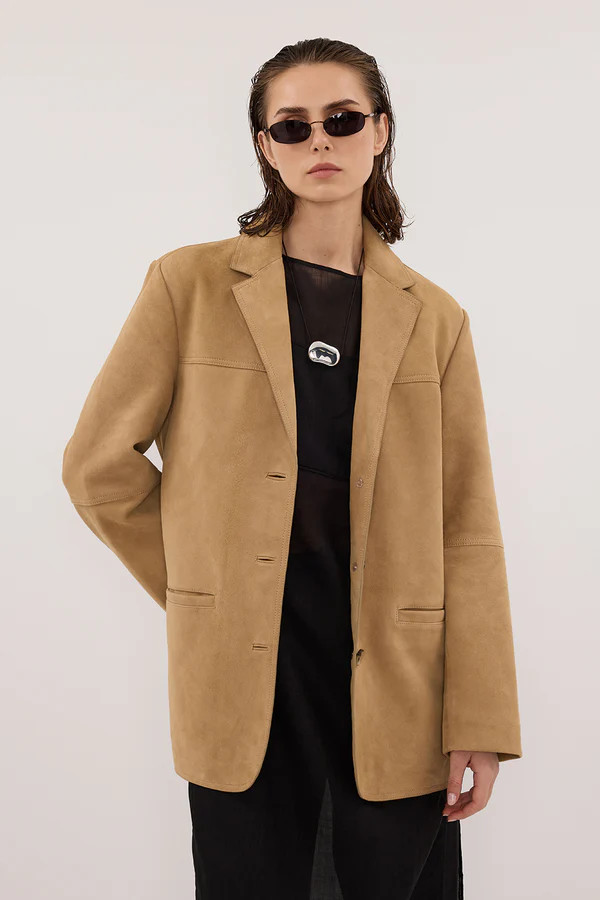 HENDRIX PAMPAS OVERSIZED SUEDE JACKET | DISSH