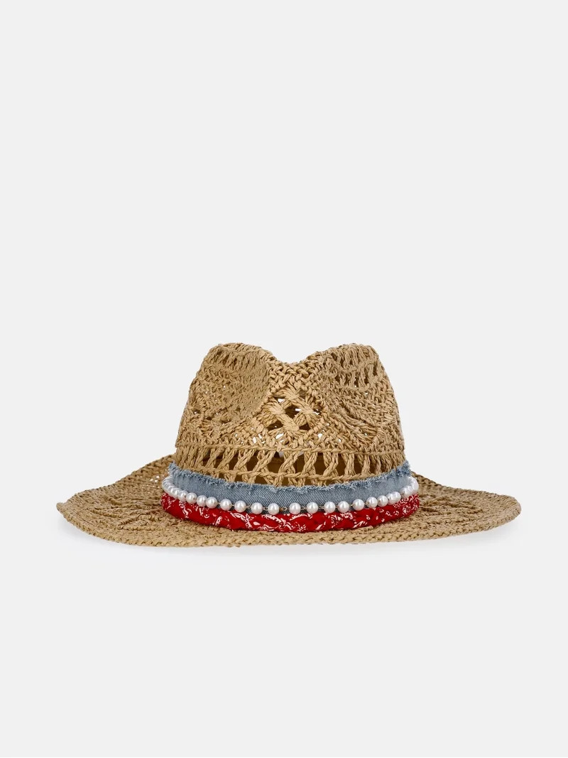 No Boundaries Women's Americana Cowboy Hat | Walmart (US)