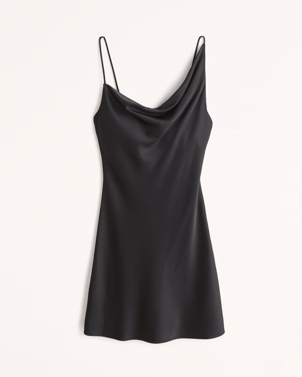 Women's Asymmetrical Cowlneck Mini Dress | Women's Best Dressed Guest - Party Collection | Abercr... | Abercrombie & Fitch (US)