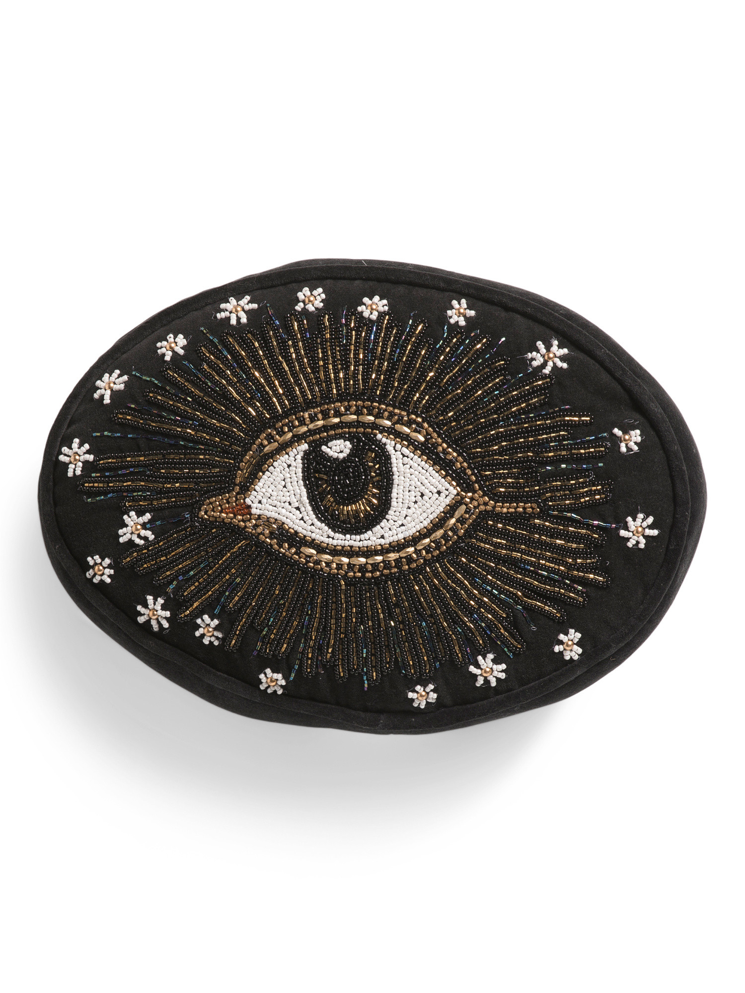 9x14 Nocturnal Beads Shaped Eye Halloween Pillow | Marshalls