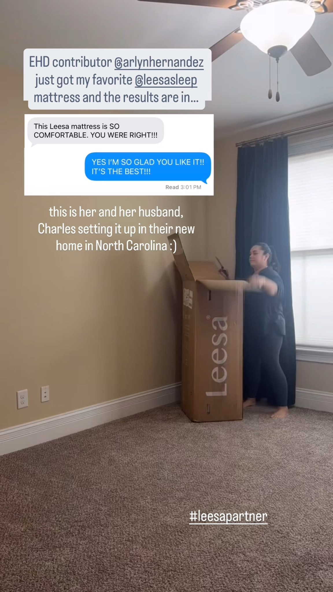 You know a mattress is good when you have 3 in your own house, and slowly alllll your friends and family start converting. Leesa is having a 30% off sale right now, and if you stack my code EMILYH75 to save an extra $75 you can save a TON. This is such a good time to get a new mattress if you're in the market. I mean, you do sleep on it literally EVERY night. Why wouldn't you want max comfort?? #leesa #leesasleep #leesapartner #mattress @leesasleep