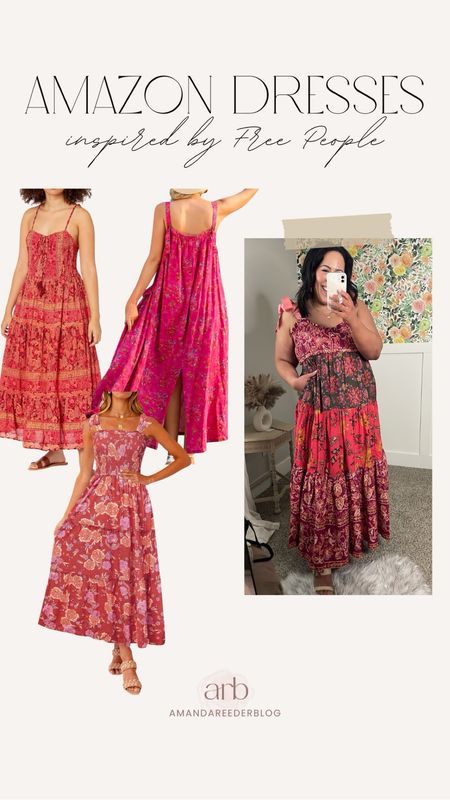 Midsize Amazon spring dresses inspired by my recent order from Free People! 

#LTKmidsize #LTKplussize #LTKfindsunder50