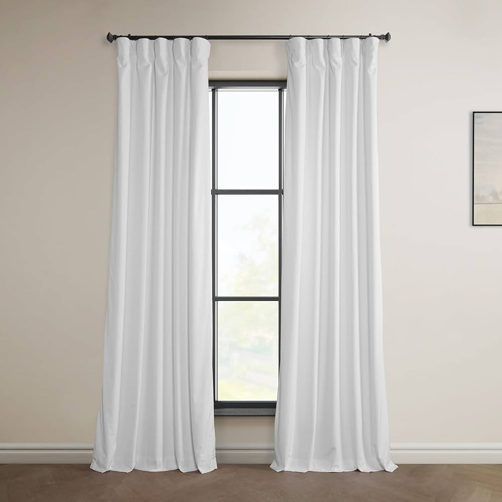 HPD Half Price Drapes Heritage Plush Velvet Curtains 96 Inches Long Room Darkening Curtains for B... | Amazon (US)