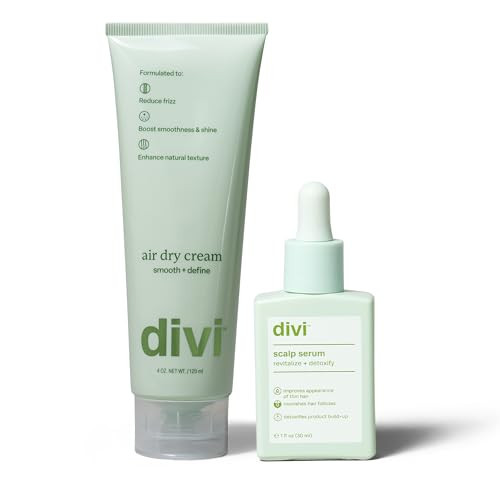 Divi Heat-Free Hair Care Duo | Scalp Serum & Air Dry Cream | Amazon (US)
