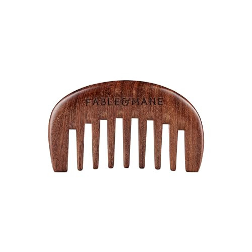 Fable & Mane Scalp Massager Comb, 1pc - Made from 100% Natural Ebony Wood, Detangles Strands and Gently Massages the Scalp | Amazon (US)