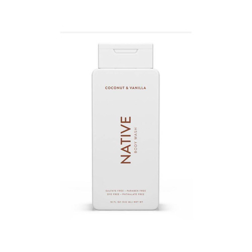 Native Coconut & Vanilla Body Wash for Women - 18oz | Target