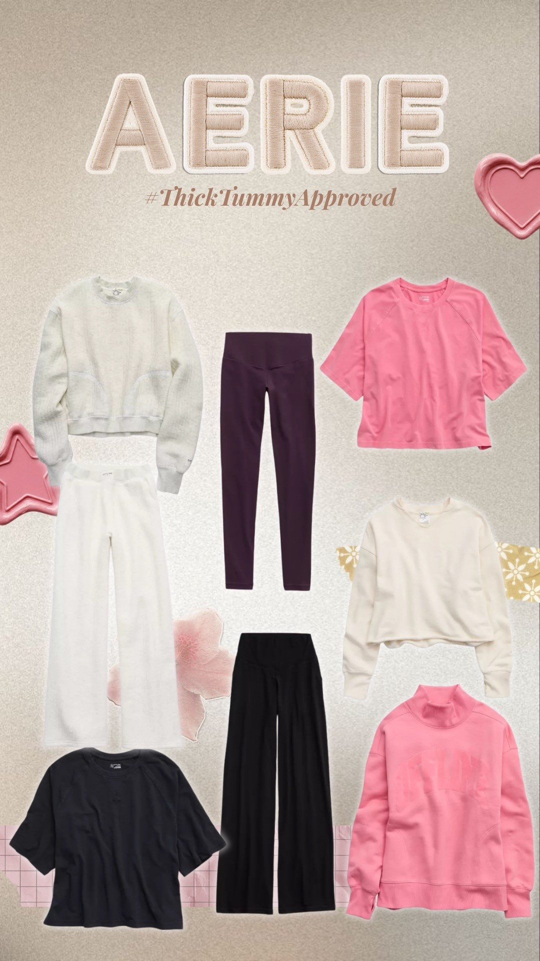 Everything I ordered from aerie- think casual winter January hibernation 😂 also getting back into movement and the gym after the holidays 👌🏼 
Leggings, sweat set, midsize, work out 

#LTKfitnessgoals #LTKootd #LTKMidsize