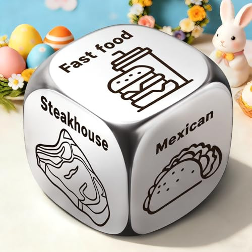 Easter Basket Stuffers for Teens Adults, Gifts for Him Her, Winzwon Funny Date Night Food Decision Dice Anniversary Wedding Birthday Couple Gifts for Men Women Boyfriend Girlfriend Gag Gifts | Amazon (US)