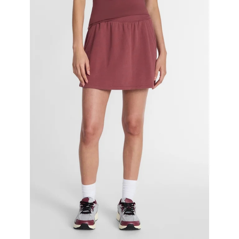 Athletic Works Women's and Women's Plus Fleece Skort, Size XS-4X - Walmart.com | Walmart (US)