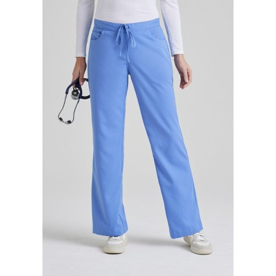 Grey's Anatomy by Barco Classic Women's Riley 5-Pocket Mid-Rise Flared Leg Scrub Pant Small Ciel Blue. | Target