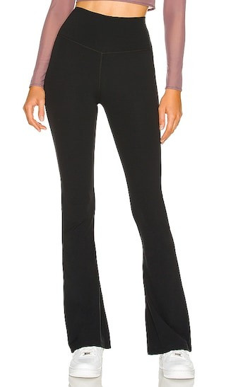 Splits59 Raquel High Waist Airweight Flare in Black. - size XS | Revolve Clothing (Global)