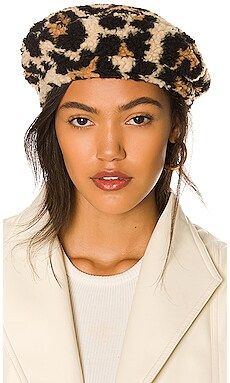 Brixton Fiddler Beret in Large Leopard from Revolve.com | Revolve Clothing (Global)