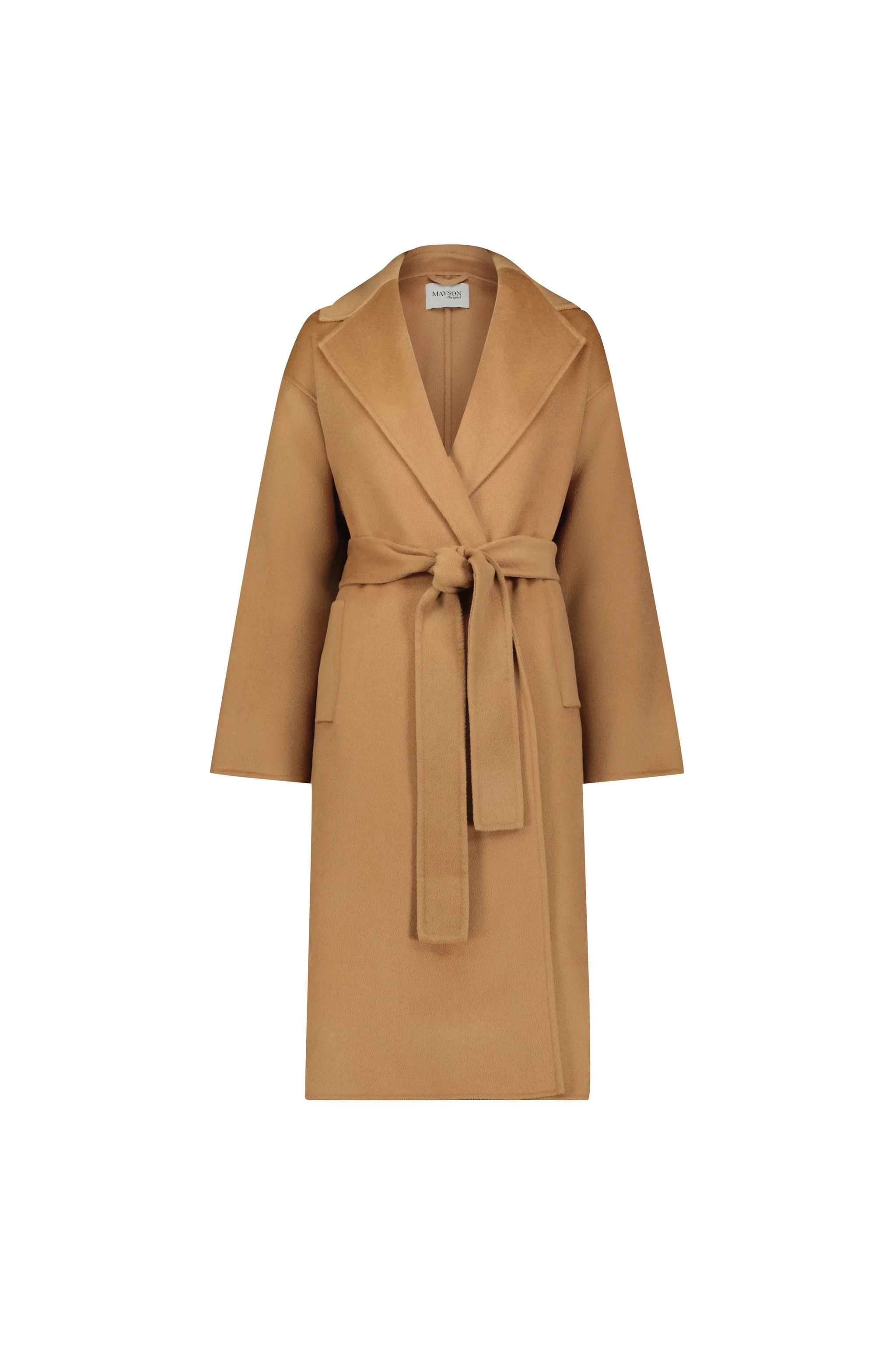 Wool Cashmere Double-Faced Wrap Coat | MAYSON the label