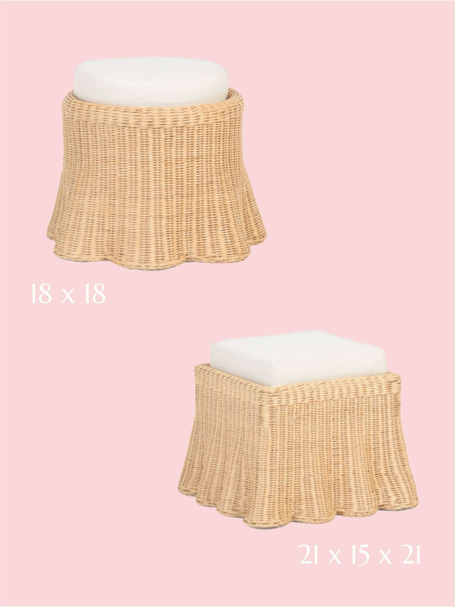 Look a-like savings! Wicker ottoman at amazing prices 

#LTKSaleAlert #LTKHome