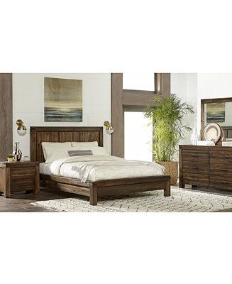 Avondale Queen 3-Pc. Platform Bedroom Set (Bed, Nightstand & Dresser) | Macys (US)