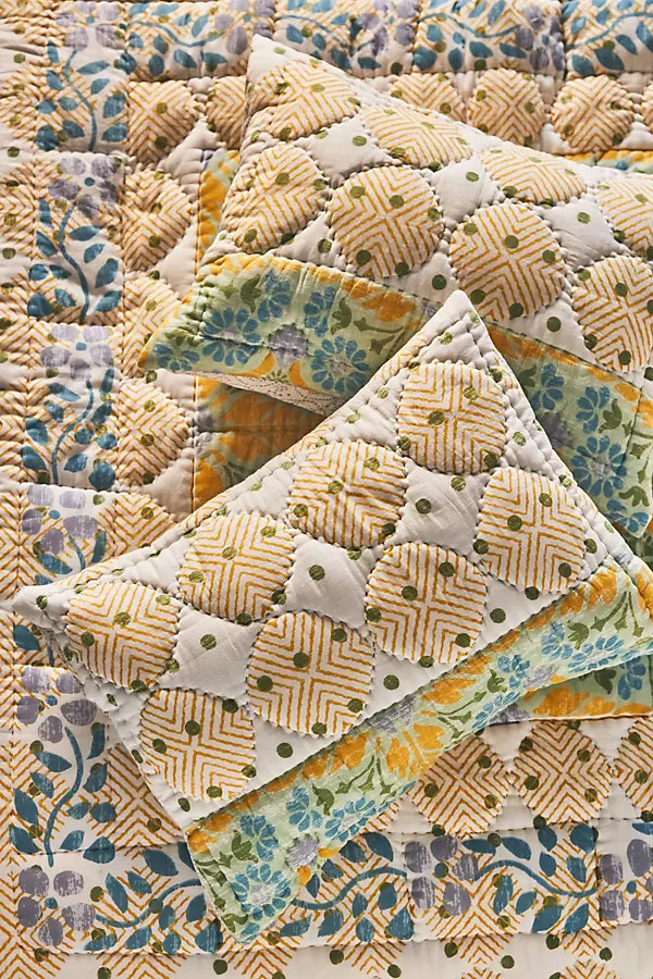 Talula Cotton Handcrafted Shams, Set of 2 | Anthropologie (US)