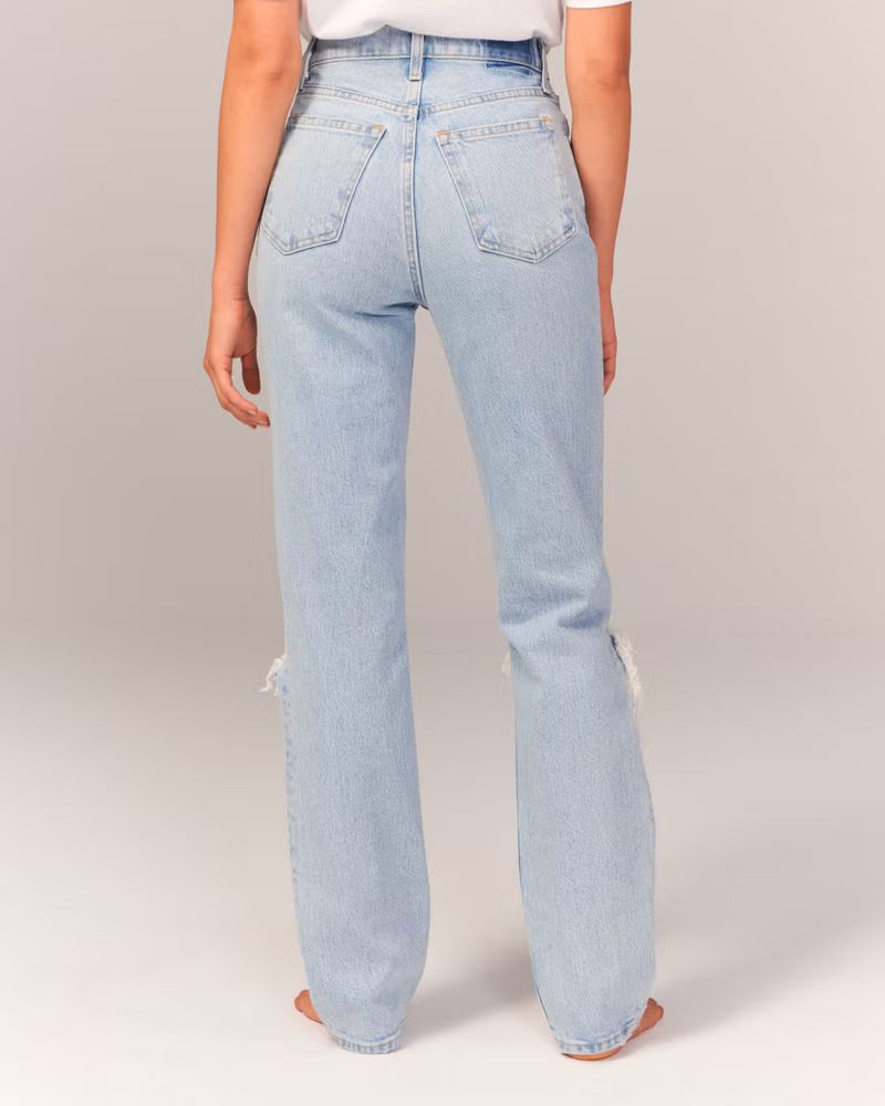 Ultra High Rise 90s Straight Jean | Abercrombie & Fitch (US)