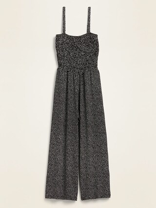 Smocked Jersey Cami Jumpsuit for Women | Old Navy (US)
