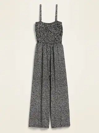 Smocked Jersey Cami Jumpsuit for Women | Old Navy (US)