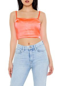 Satin Cropped Cami | Forever 21