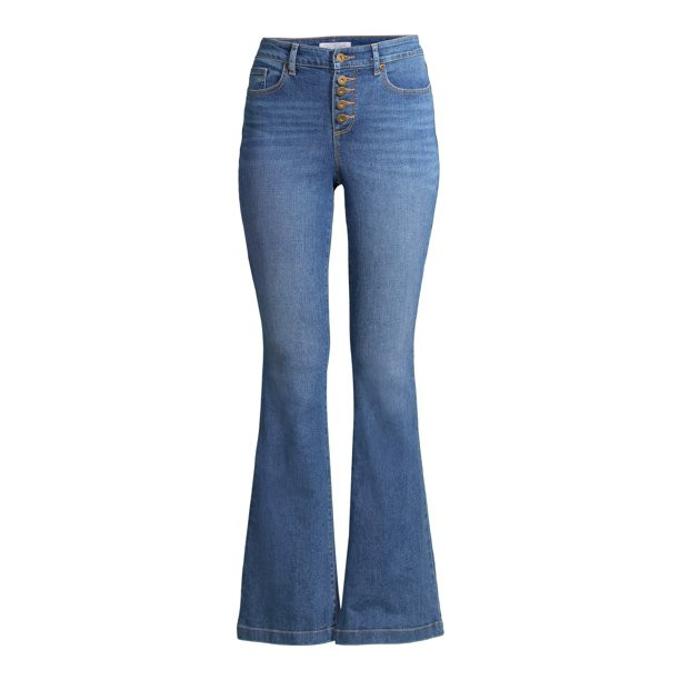 Sofia Jeans by Sofia Vergara Women's Melisa High Waist Flare Jeans - Walmart.com | Walmart (US)