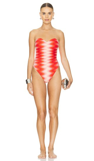 Penelope Full Piece in Raspberry Rose | Revolve Clothing (Global)