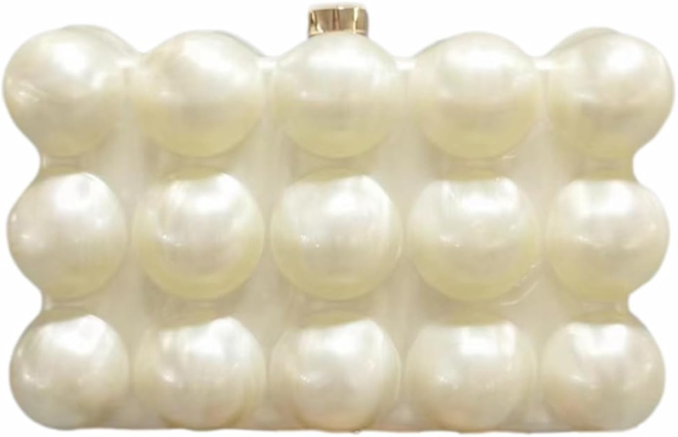 WuDiaoer Bubble Acrylic Purse and Handbag Bead Marble Evening Bag for Women Chic Box Clutch Cross... | Amazon (US)