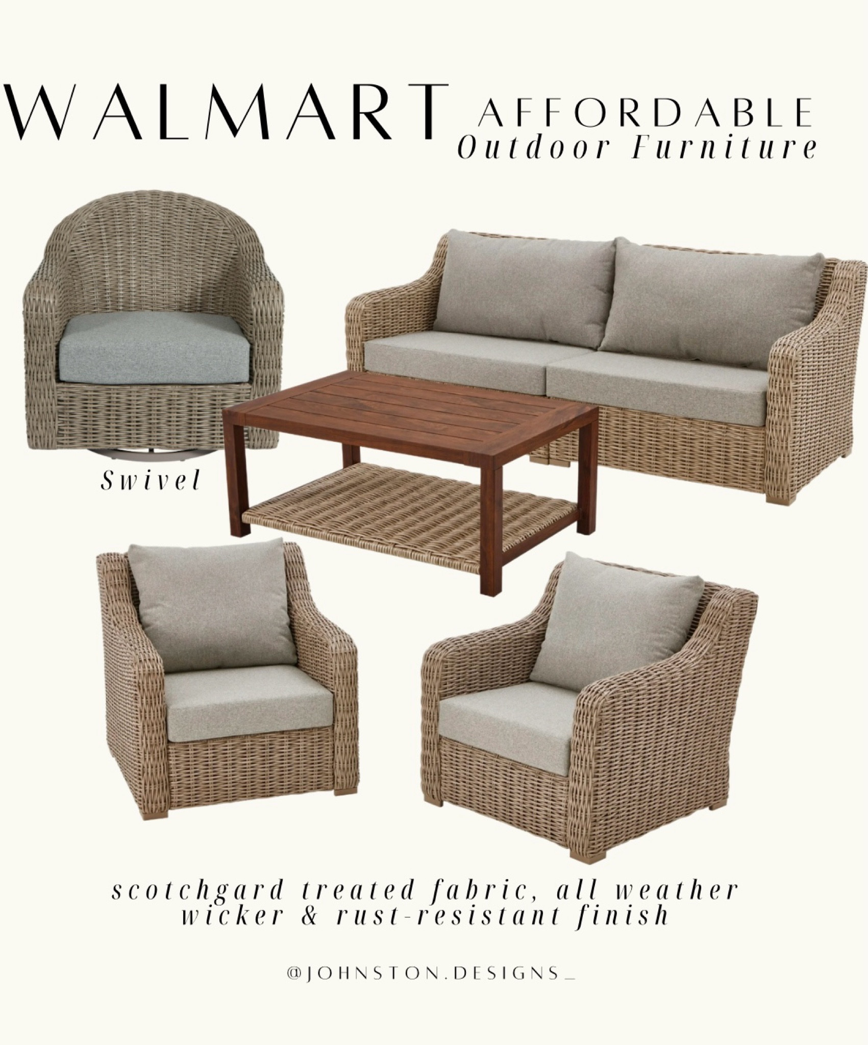 Affordable outdoor furniture sets from Walmart!!

Budget friendly home finds, affordable furniture, outdoor seating, Walmart home 

#LTKSaleAlert #LTKHome #LTKStyleTip