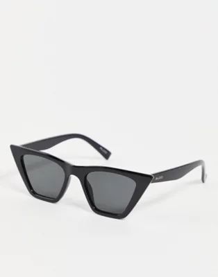 ALDO Hareri angular cat eye sunglasses in black | ASOS (Global)