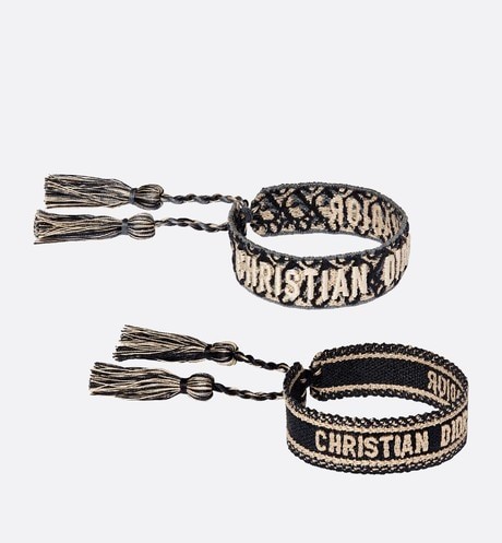 J'Adior Bracelet Set Navy Blue Dior Oblique Cotton - products | DIOR | Dior Beauty (US)