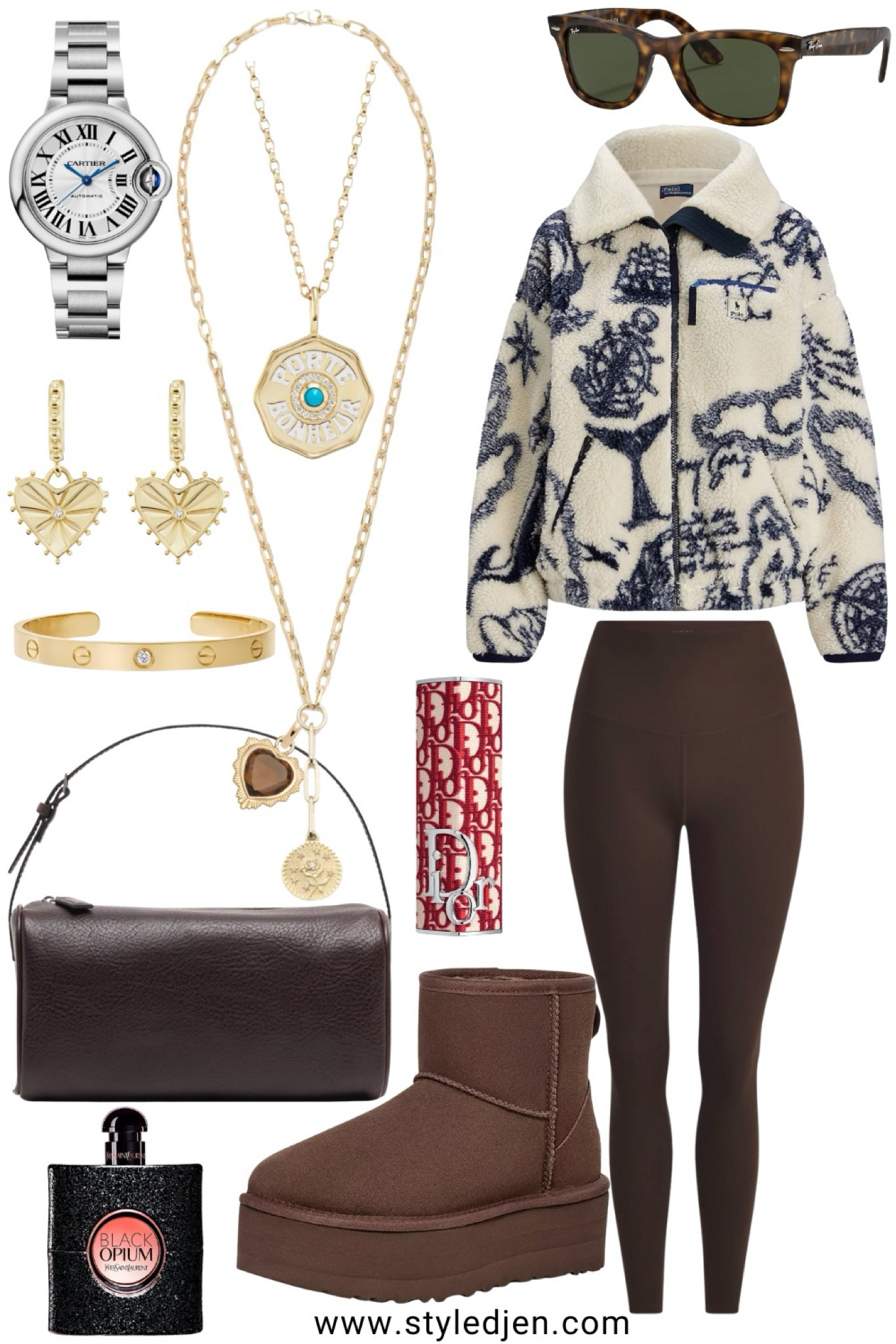 Ralph Lauren fleece (xs), lululemon leggings (4), Uggs 



#LTKHoliday #LTKStyleTip #LTKSeasonal