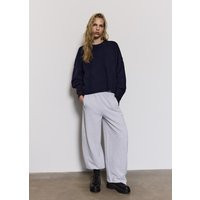 Stradivarius Round neck knit jumper Dark blue M | Stradivarius (UK)