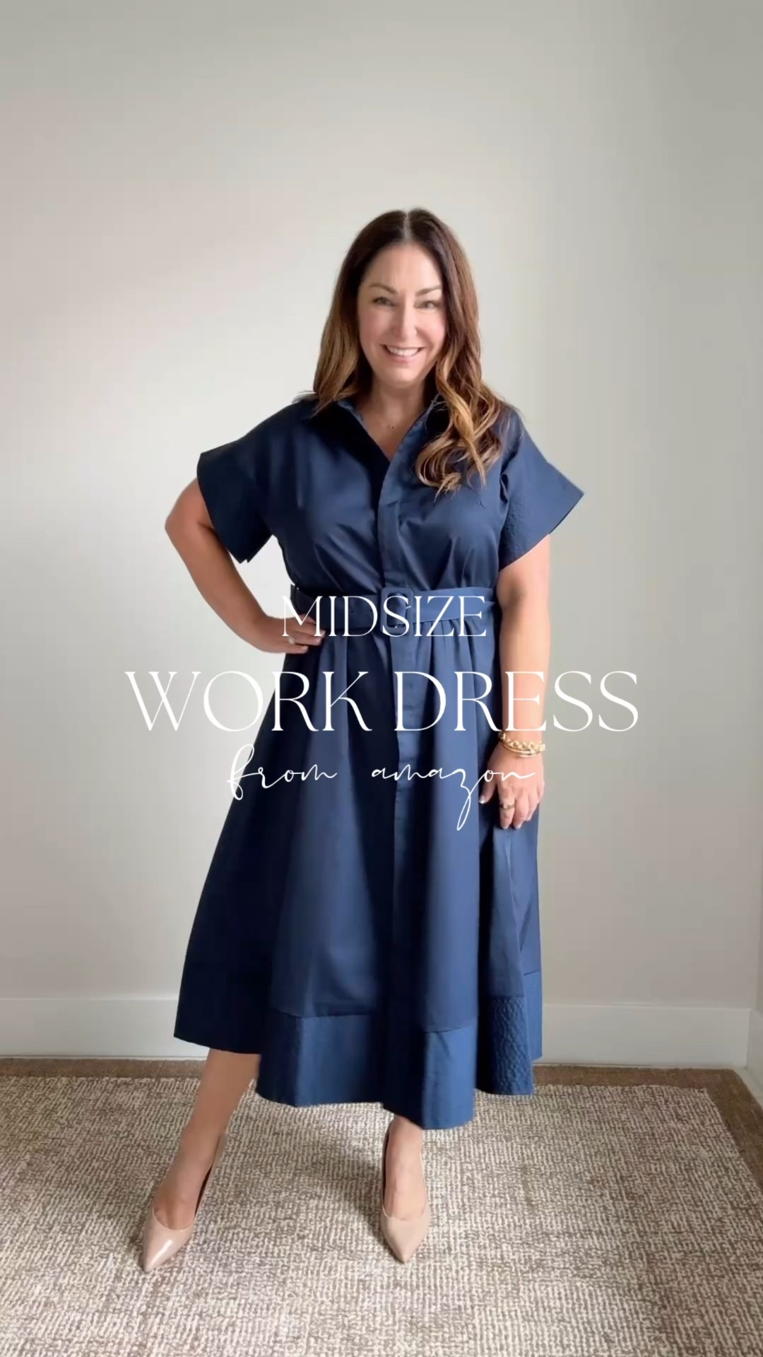  Amazon workwear dress that gives Tuckernuck vibes wearing XL, size up for larger chest 

#LTKOver40 #LTKWorkwear #LTKMidsize