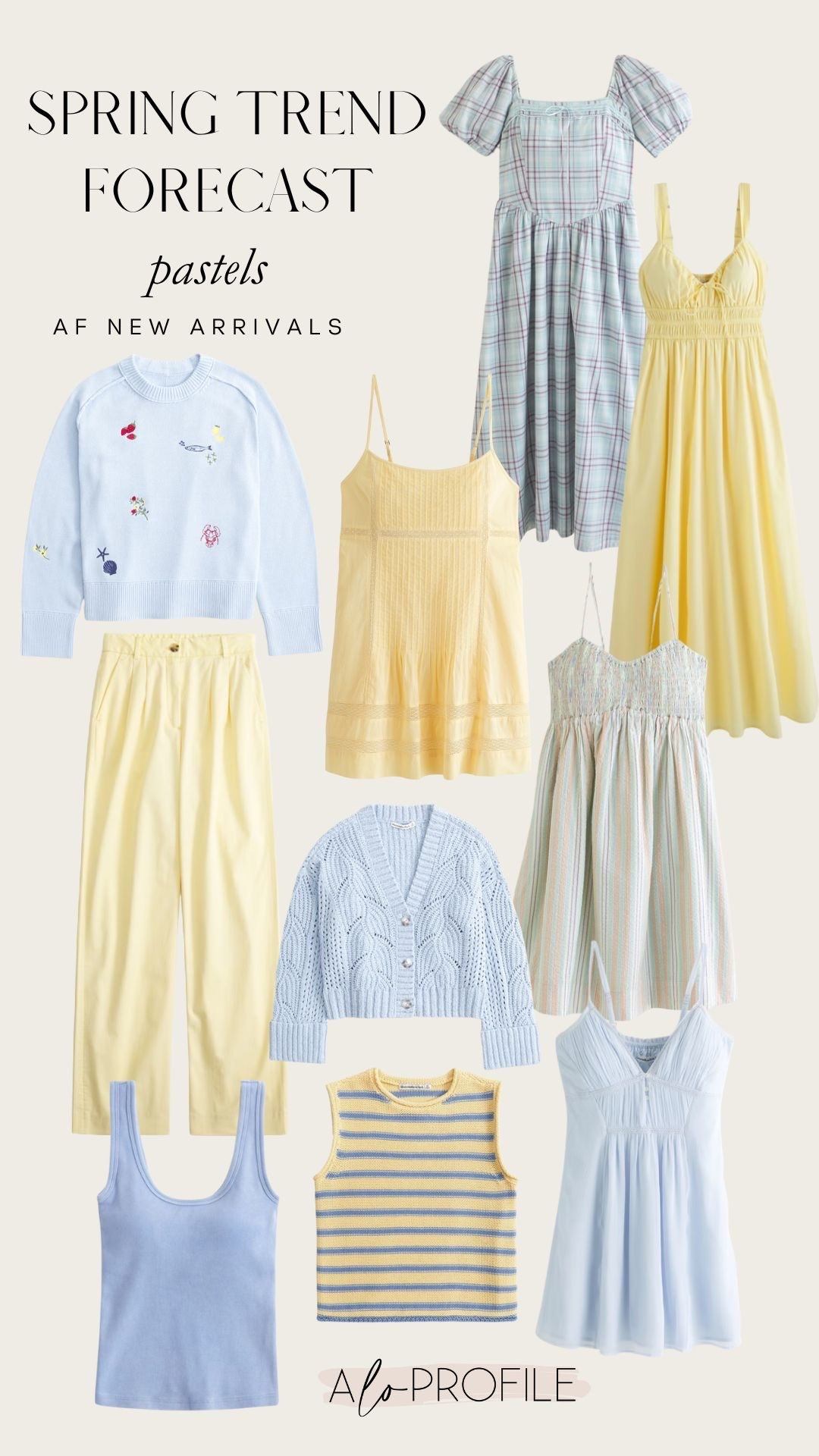 Spring Trend Color Forecast: Pastels ✨Abercrombie, Abercrombie new arrivals, spring fashion, spring style, spring wardrobe, spring outfit  ideas, spring trends, spring fashion trends, pastels, pastel fashion, spring color trends