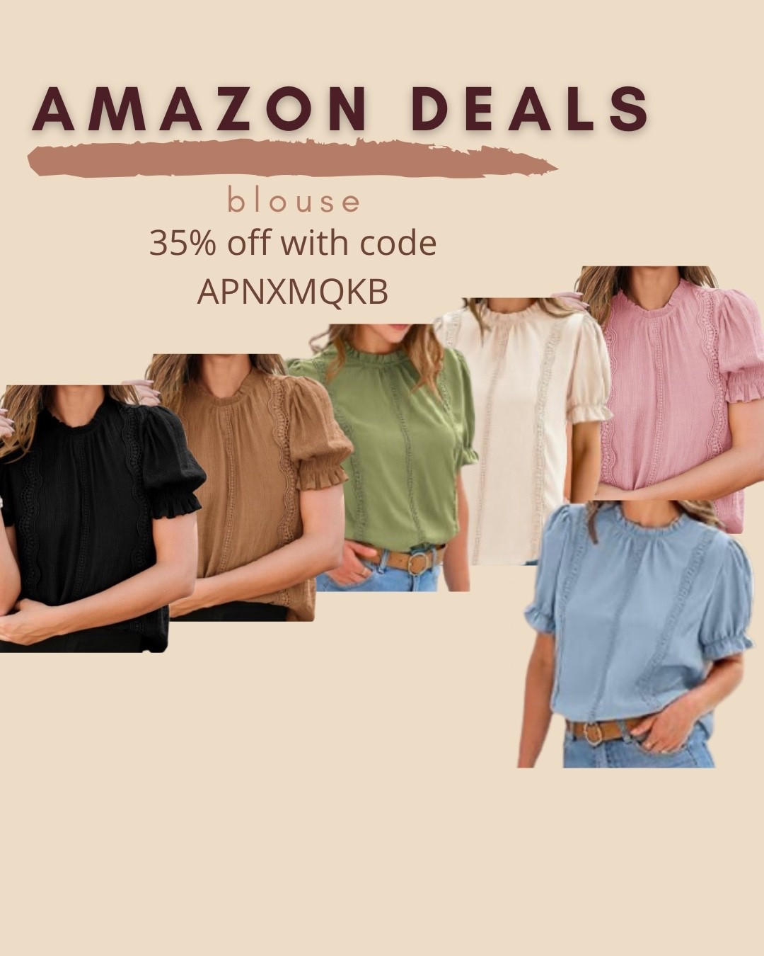 $13 ends 5:10

Amazon fashion
Amazon deals
Puff sleeve top
Blouse

#LTKSaleAlert