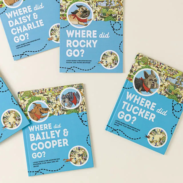Where Did My Dog Go? Custom Search & Find Book, Hardcover | UncommonGoods
