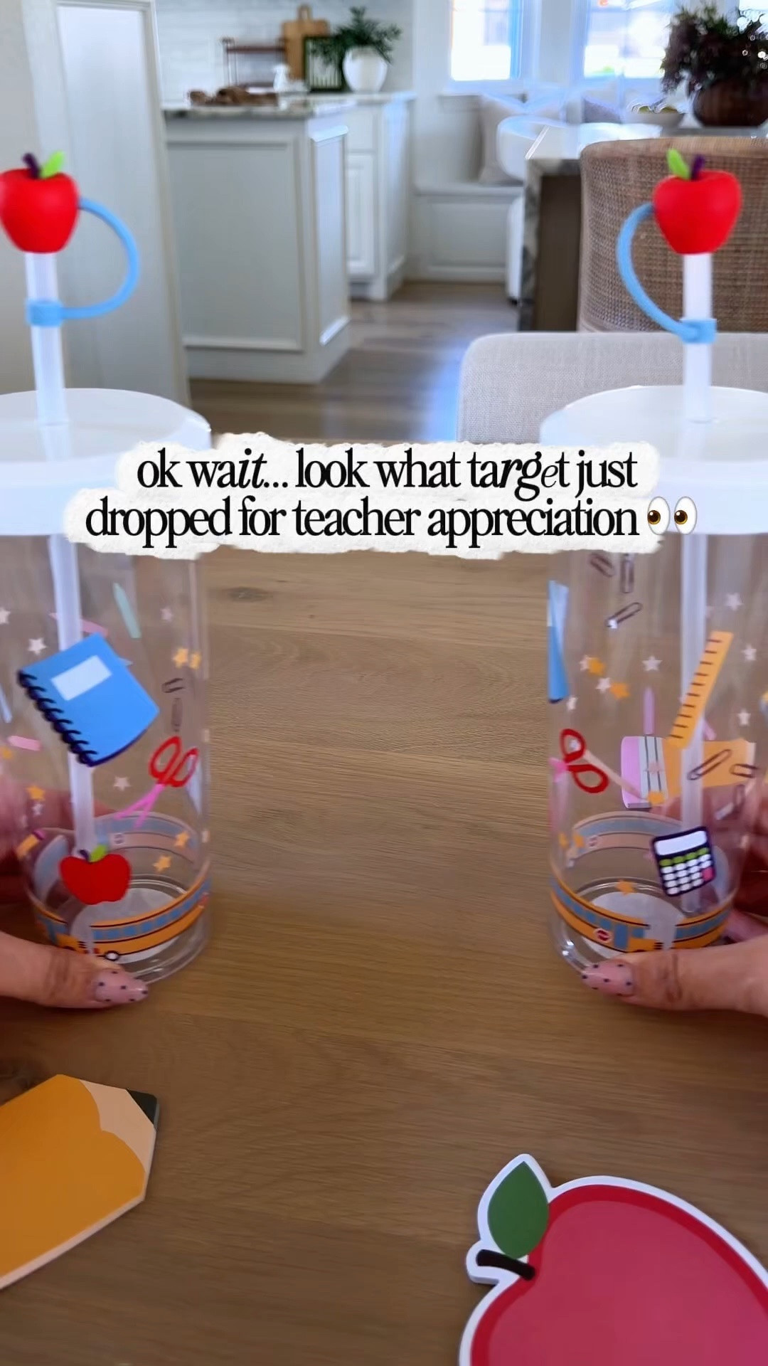 ran into target and found the cutest teacher appreciation collection 🍎✏️

these $10 tumblers with the apple topper are EVERYTHING 😭

you can keep it simple with just a gift card (they have the cutest holders 3 for $5!!) or build it out into a little gift like I did

everything is super affordable and so many good options

linked the whole collection here before it sells out 👀

#LTKmomlife #LTKKids #LTKSeasonal