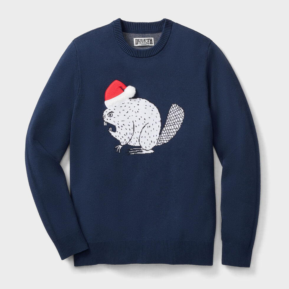 Men's Ugly Beaver Fair Isle Crew Sweater | Duluth Trading Company