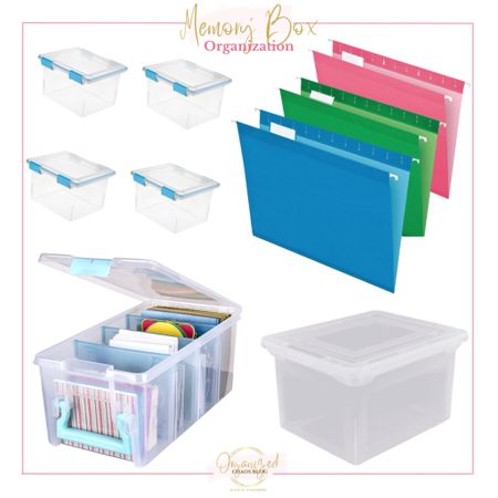Everything I used to create memory boxes for my kids. I love how I can keep all of their school work and art projects organized in one place  

#LTKHome #LTKKids #LTKFindsUnder100
