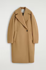 MANTEAU LONG OVERSIZE À DOUBLE BOUTONNAGE EN LAINE | H&M (FR, IT, ES, PT, BE)