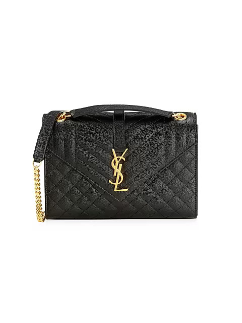 Medium Envelope Monogram Matelassé Leather Shoulder Bag | Saks Fifth Avenue