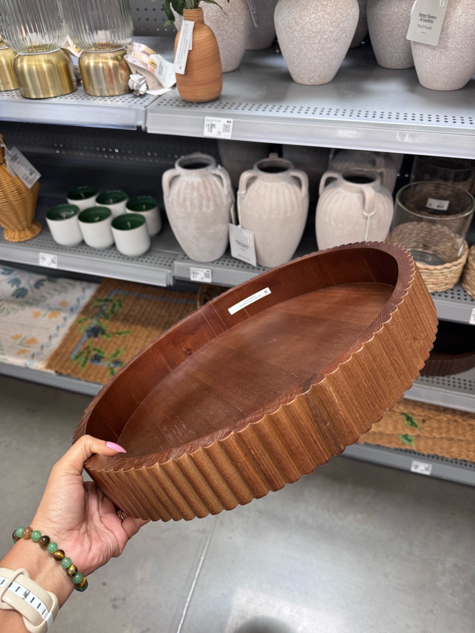 Such an affordable option for a wooden wooden tray!!

#LTKHome