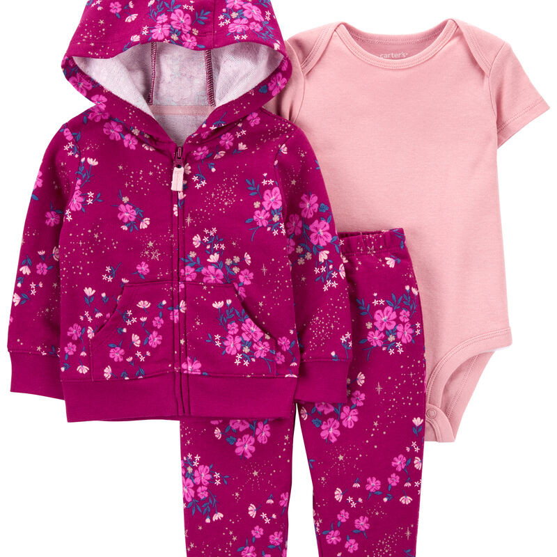 3-Piece Floral Little Jacket Set | Carter's