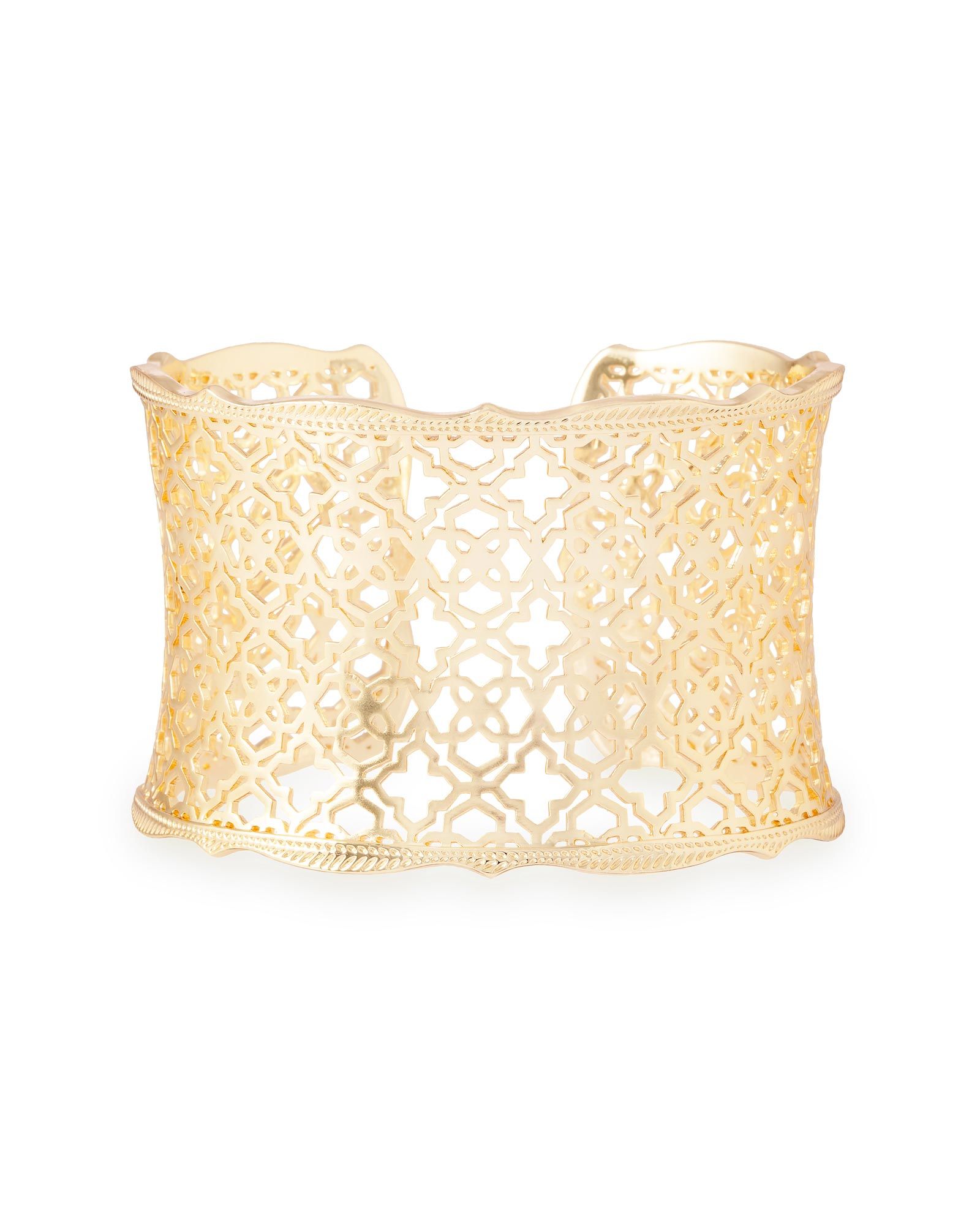 Candice Gold Cuff Bracelet in Gold Filigree | Kendra Scott | Kendra Scott