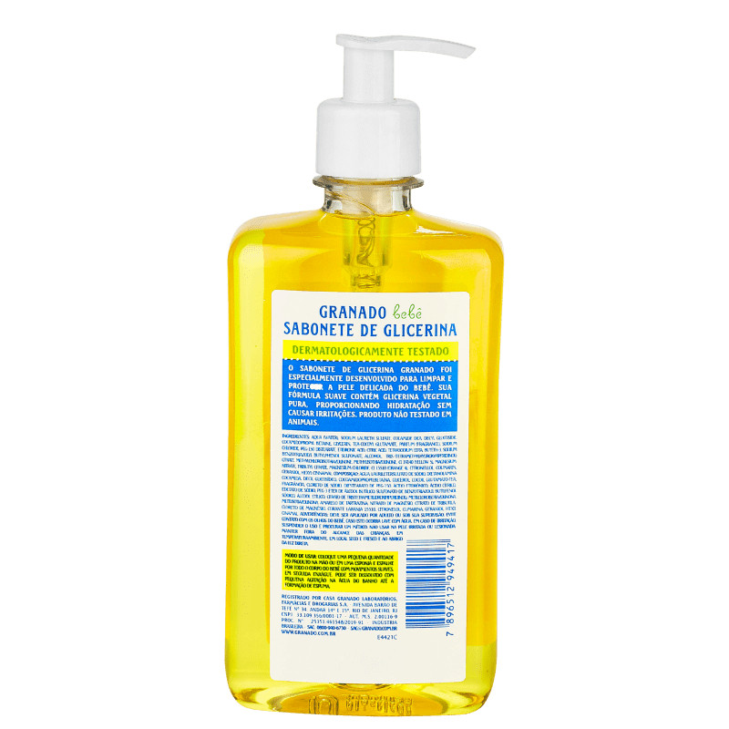 Sabonete Líquido Granado Bebê Glicerina Tradicional | Beleza na Web | Beleza Na Web (BR)